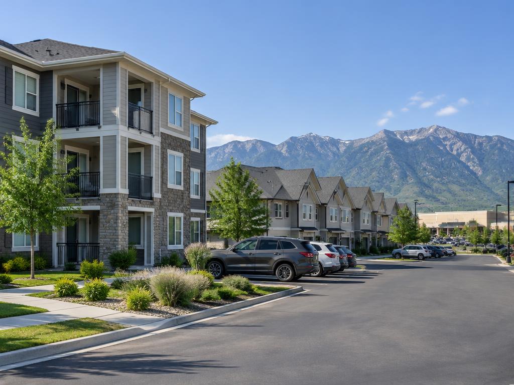 Jordan Landing Condos & Townhomes neighborhood in West Jordan