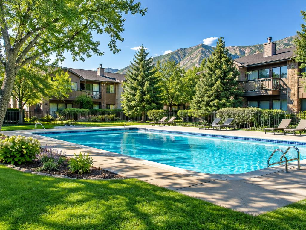 Three Fountains neighborhood in Murray