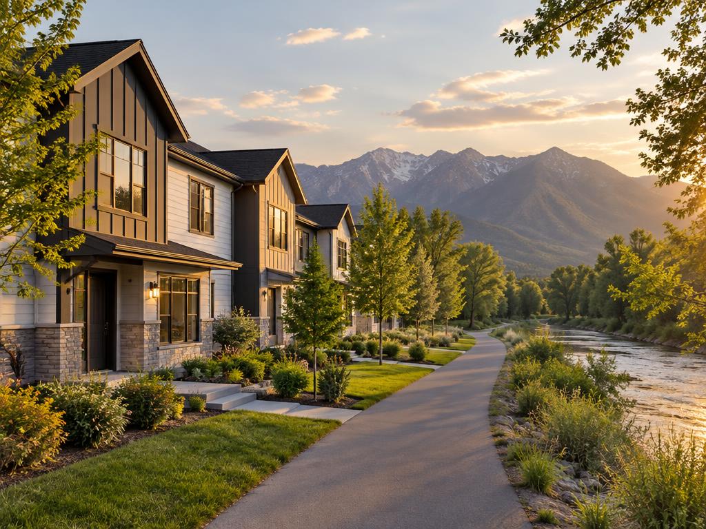 River Meadows neighborhood in Spanish Fork