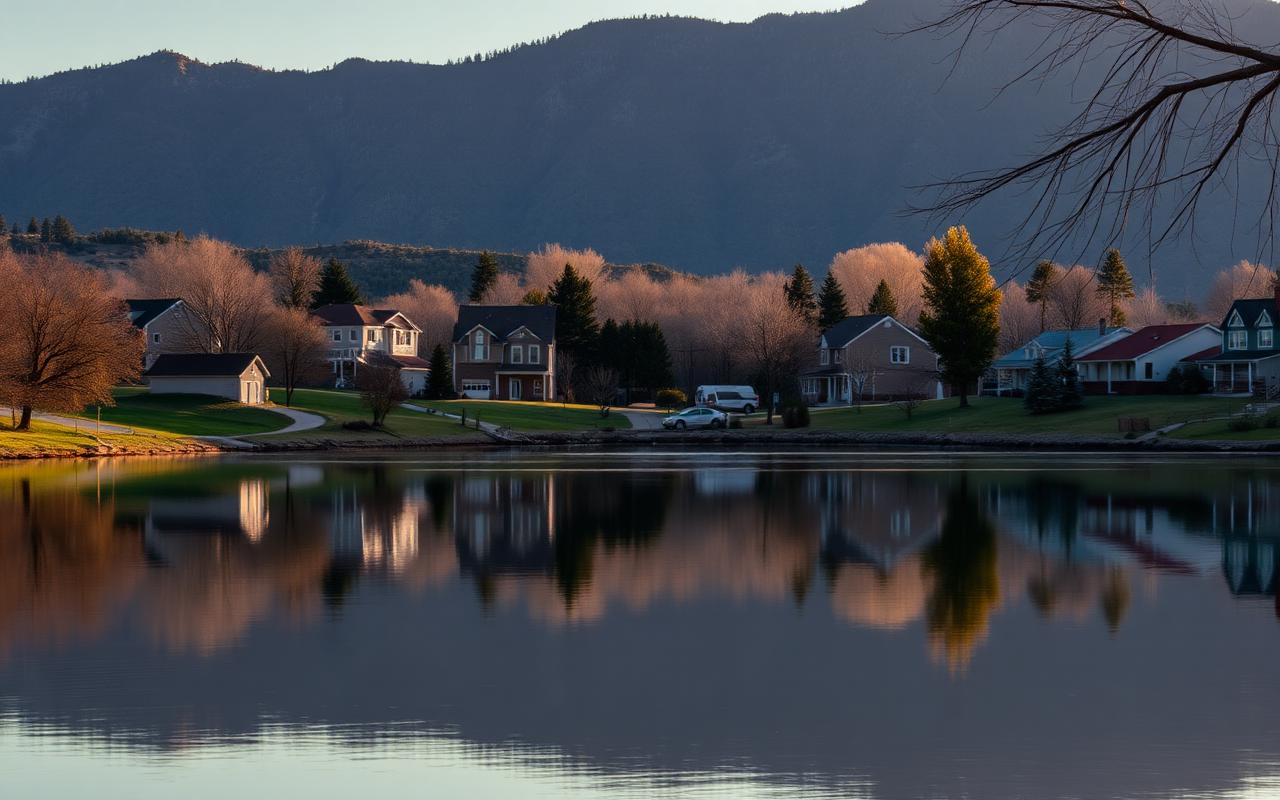 Salem, Utah residential scenery