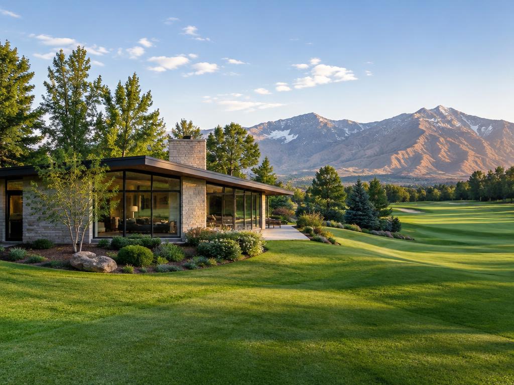Cottonwood Country Club area neighborhood in Holladay