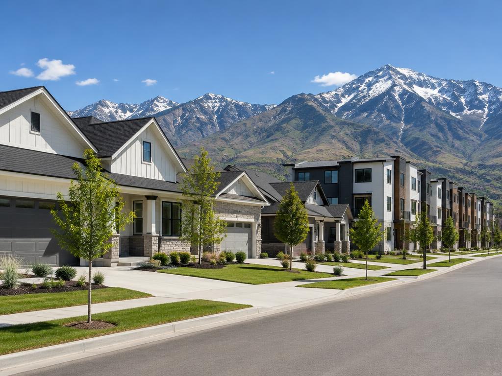 Sunrise Ranch neighborhood in Mapleton
