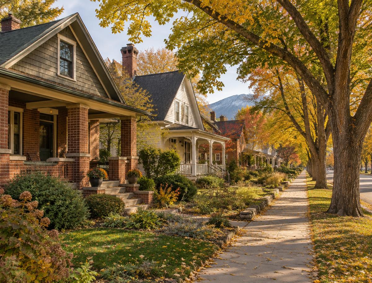 Old Town Lehi neighborhood in Lehi