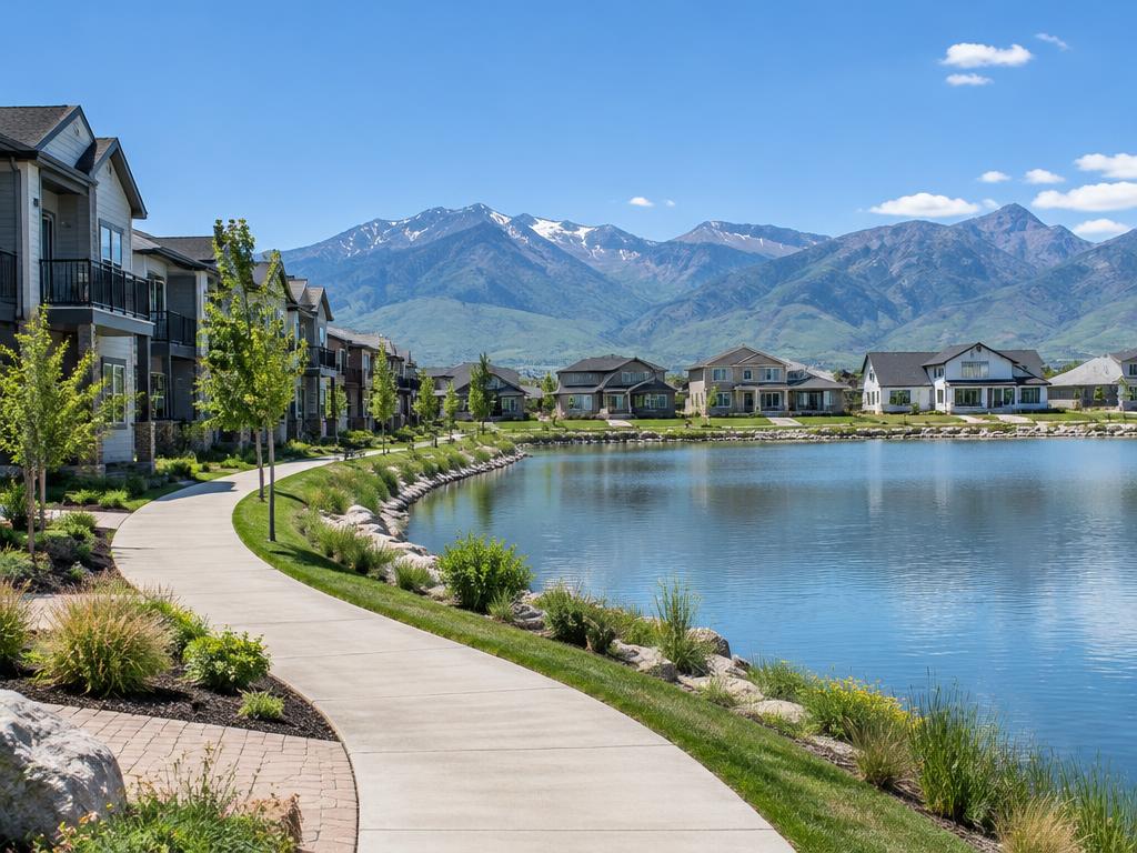 Waters Edge neighborhood in Vineyard