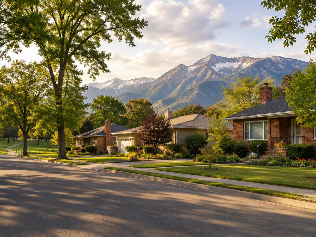 Evergreen neighborhood in Springville