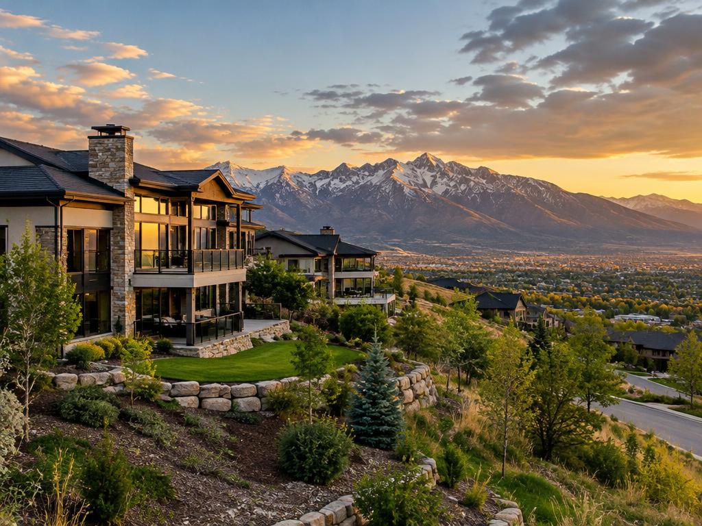 Prospector Hill neighborhood in Cottonwood Heights