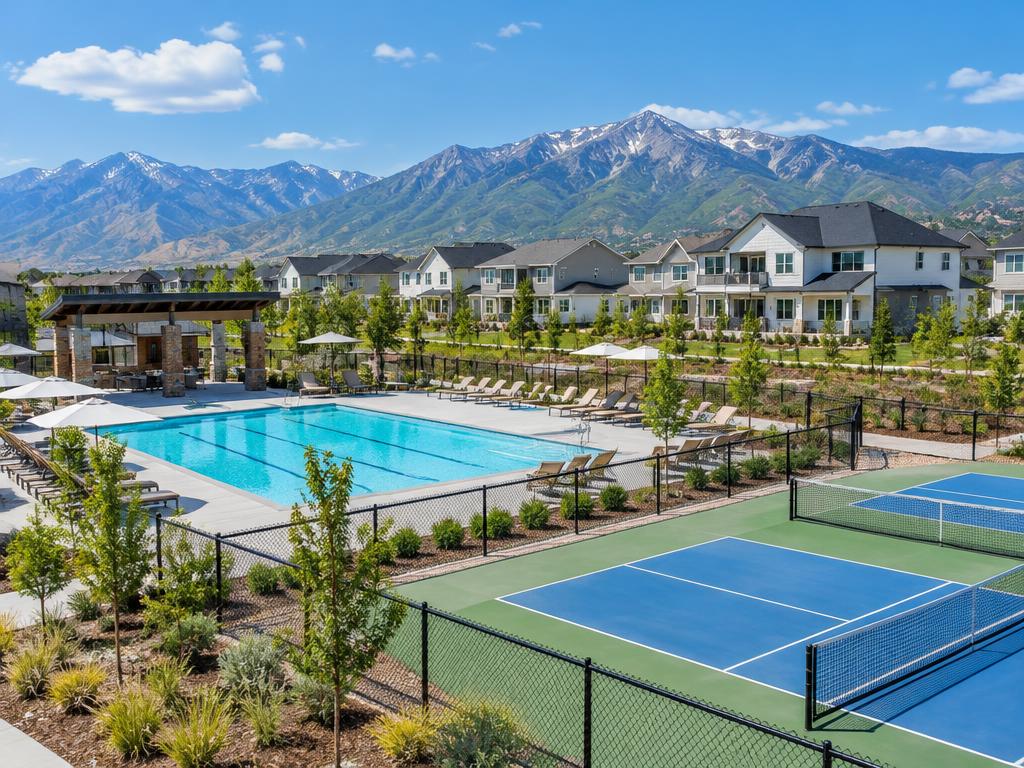 Summit Ridge neighborhood in Santaquin