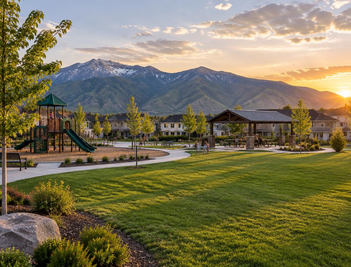 Ivory Ridge neighborhood in Lehi