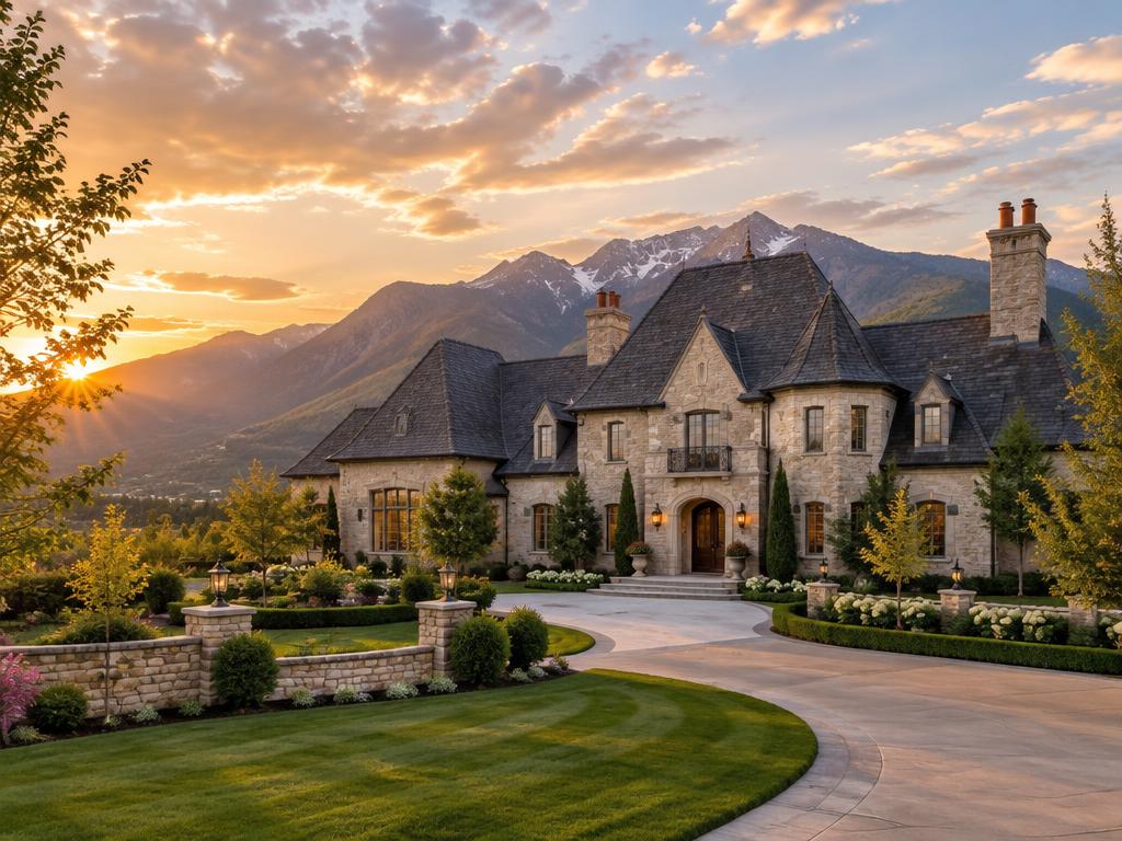 Country French Estates neighborhood in Highland