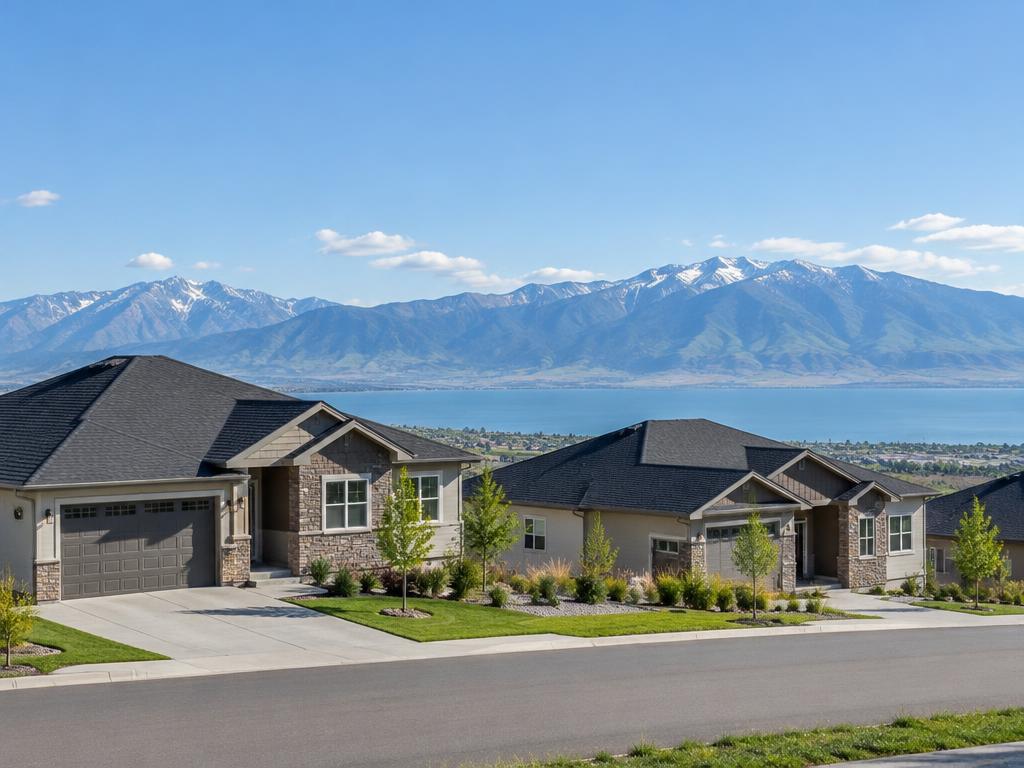 Silverlake neighborhood in Eagle Mountain