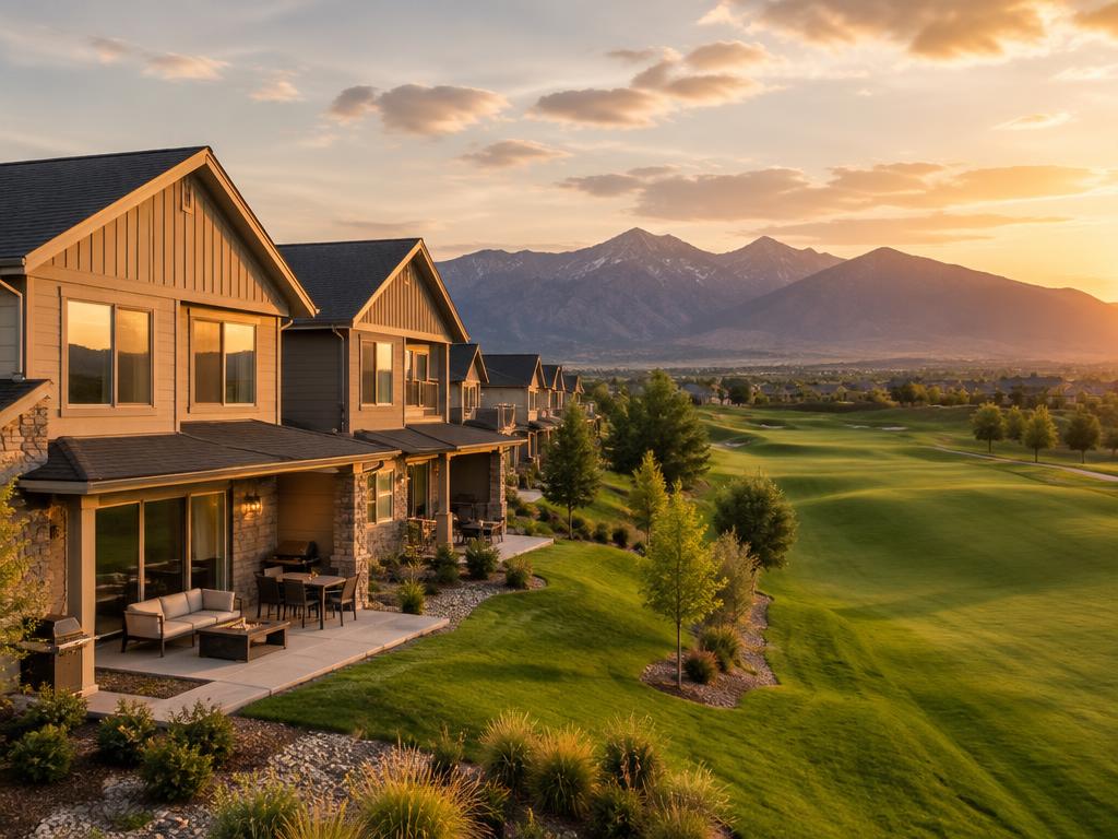 Golf Course Townhomes neighborhood in Cedar Hills