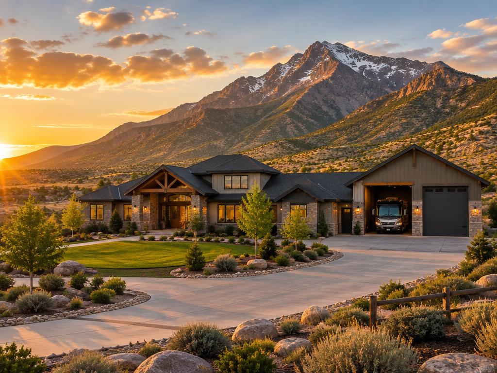 Mount Loafer Foothills neighborhood in Santaquin