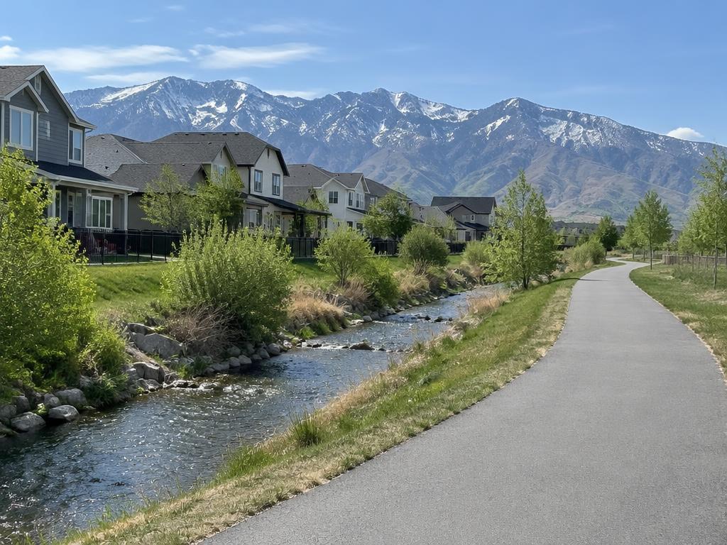 Monarch Meadows neighborhood in Riverton