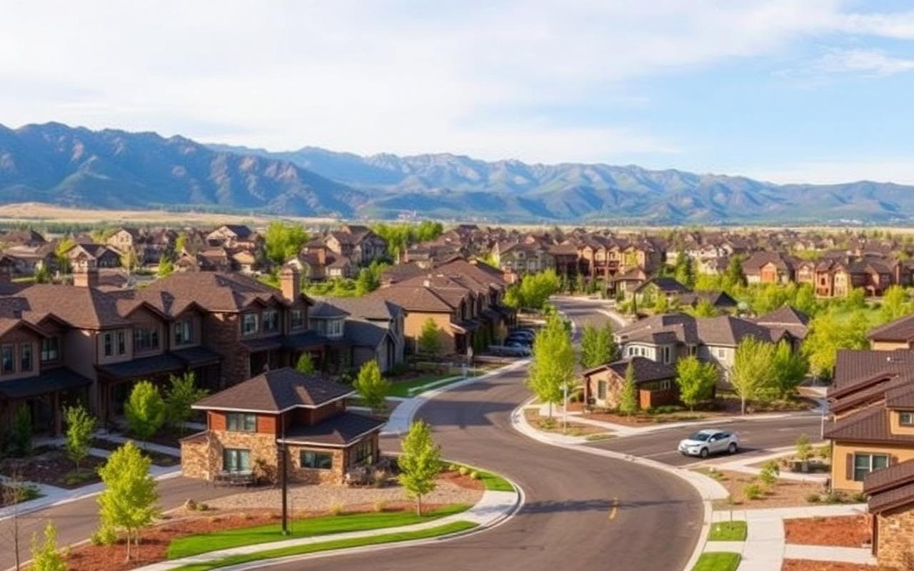 Vineyard, Utah residential scenery
