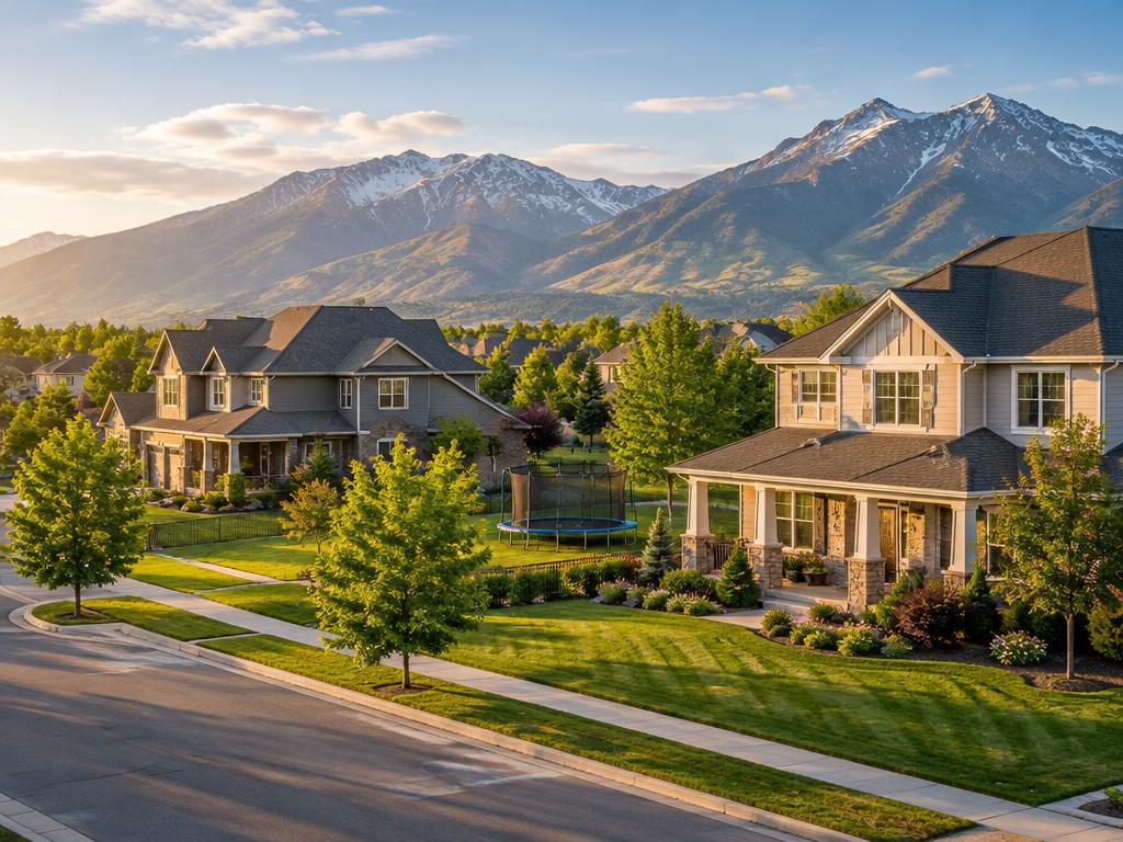 Foothill Village neighborhood in Santaquin