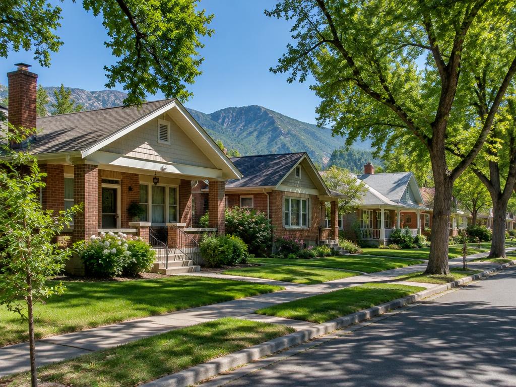 Historic Midvale neighborhood in Midvale