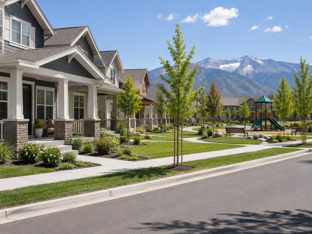Daybreak neighborhood in South Jordan