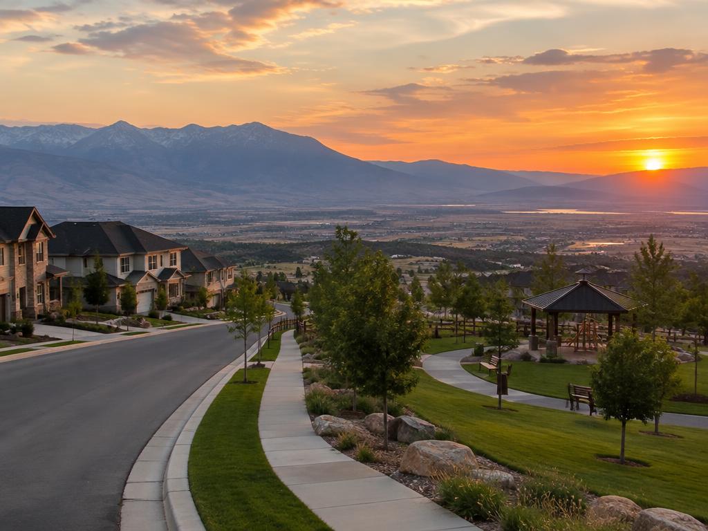Westview neighborhood in Eagle Mountain