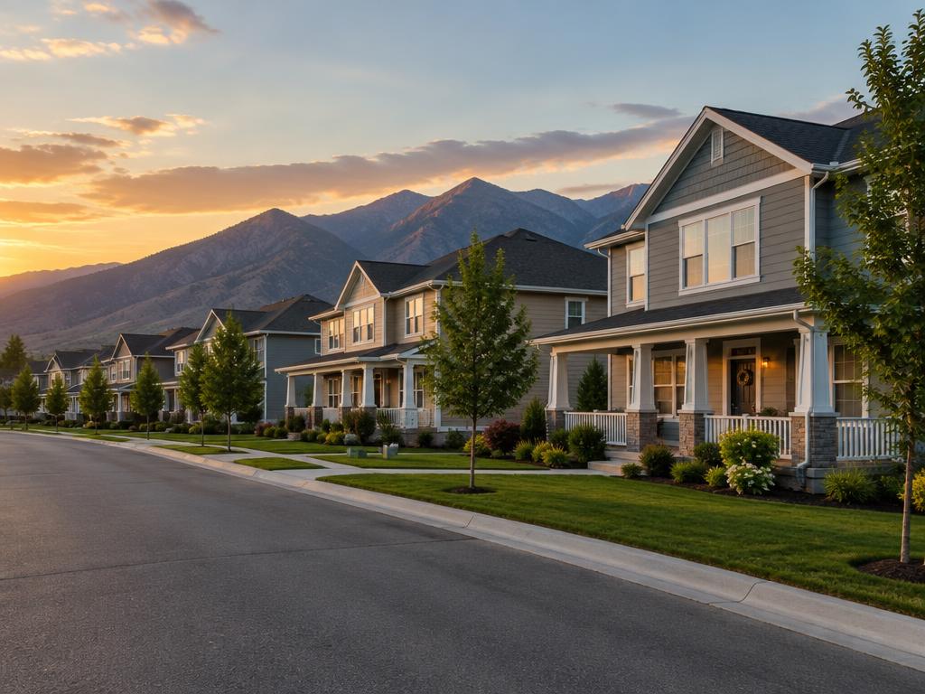 Mapleton Village neighborhood in Mapleton