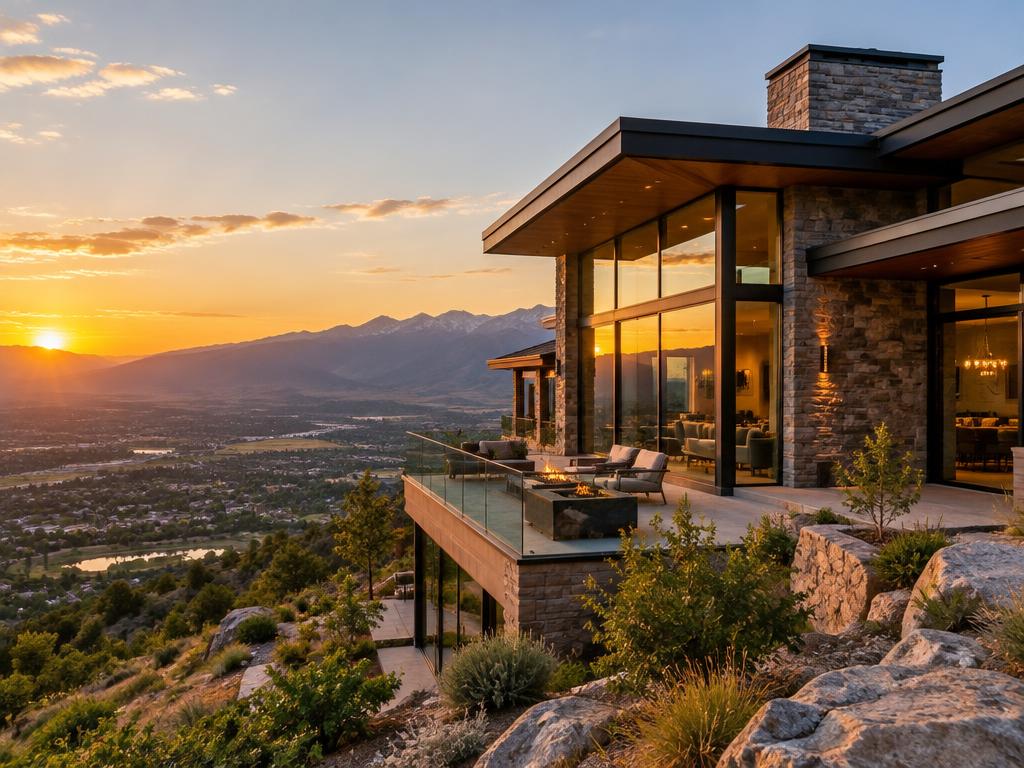 Little Rock Canyon neighborhood in Springville