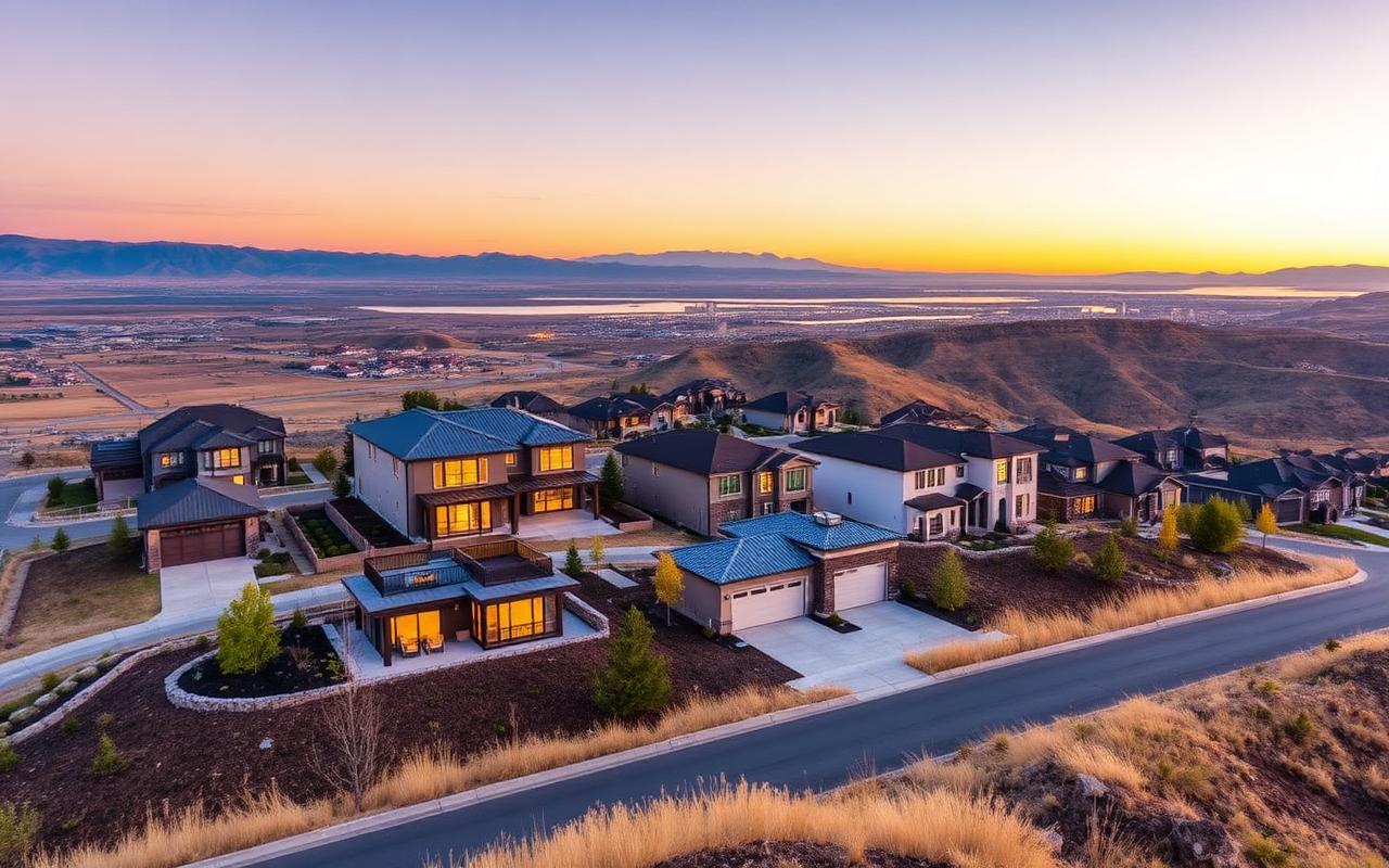 Lehi, Utah residential scenery