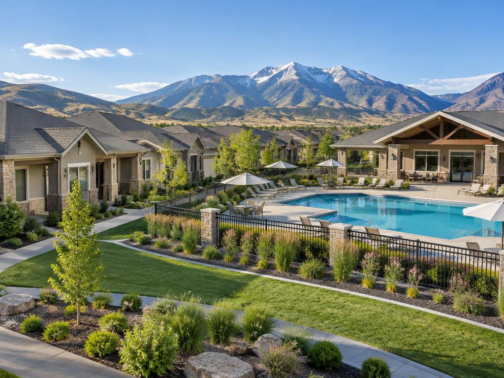 The Villas at Waters Edge neighborhood in Vineyard