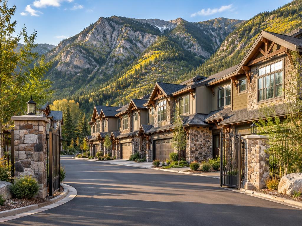 Old Ridge Circle neighborhood in Cottonwood Heights