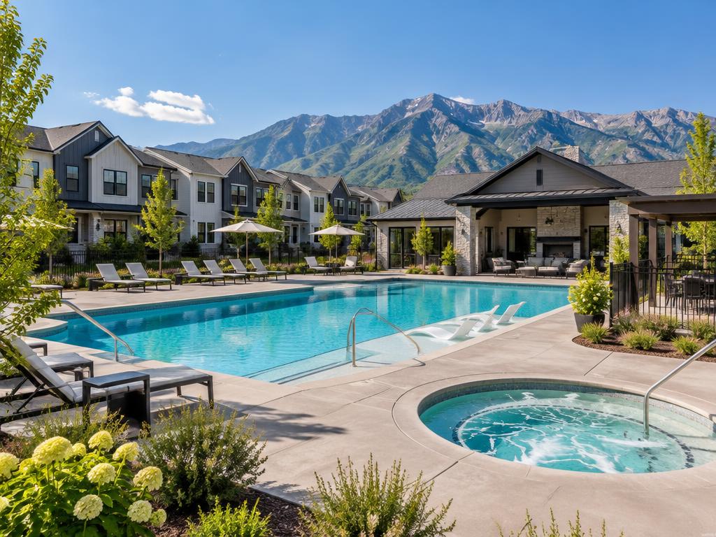 Highland Town Center neighborhood in Highland
