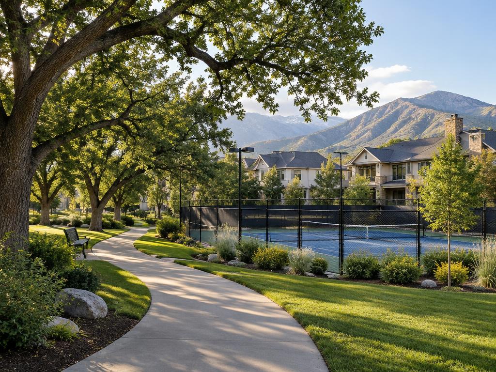 Hidden Oaks neighborhood in Highland