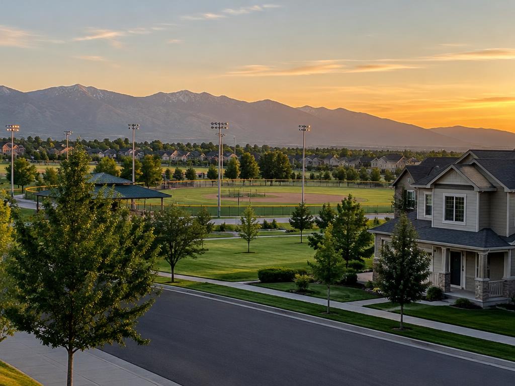 Copper Hills neighborhood in West Jordan