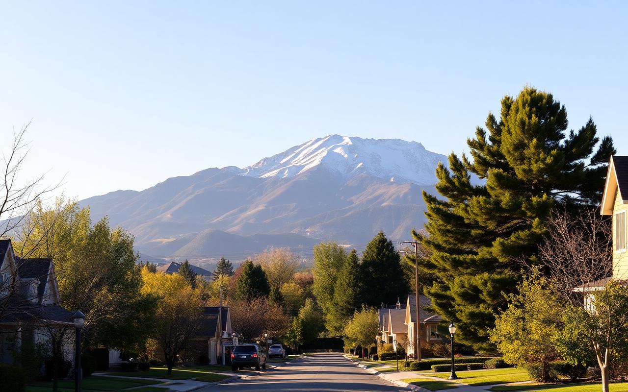 Orem, Utah residential scenery