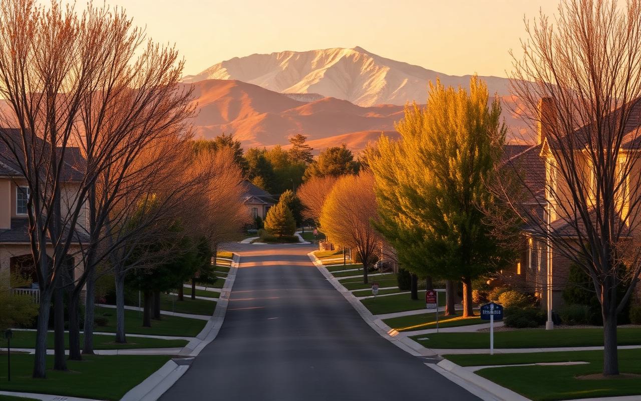 American Fork, Utah residential scenery