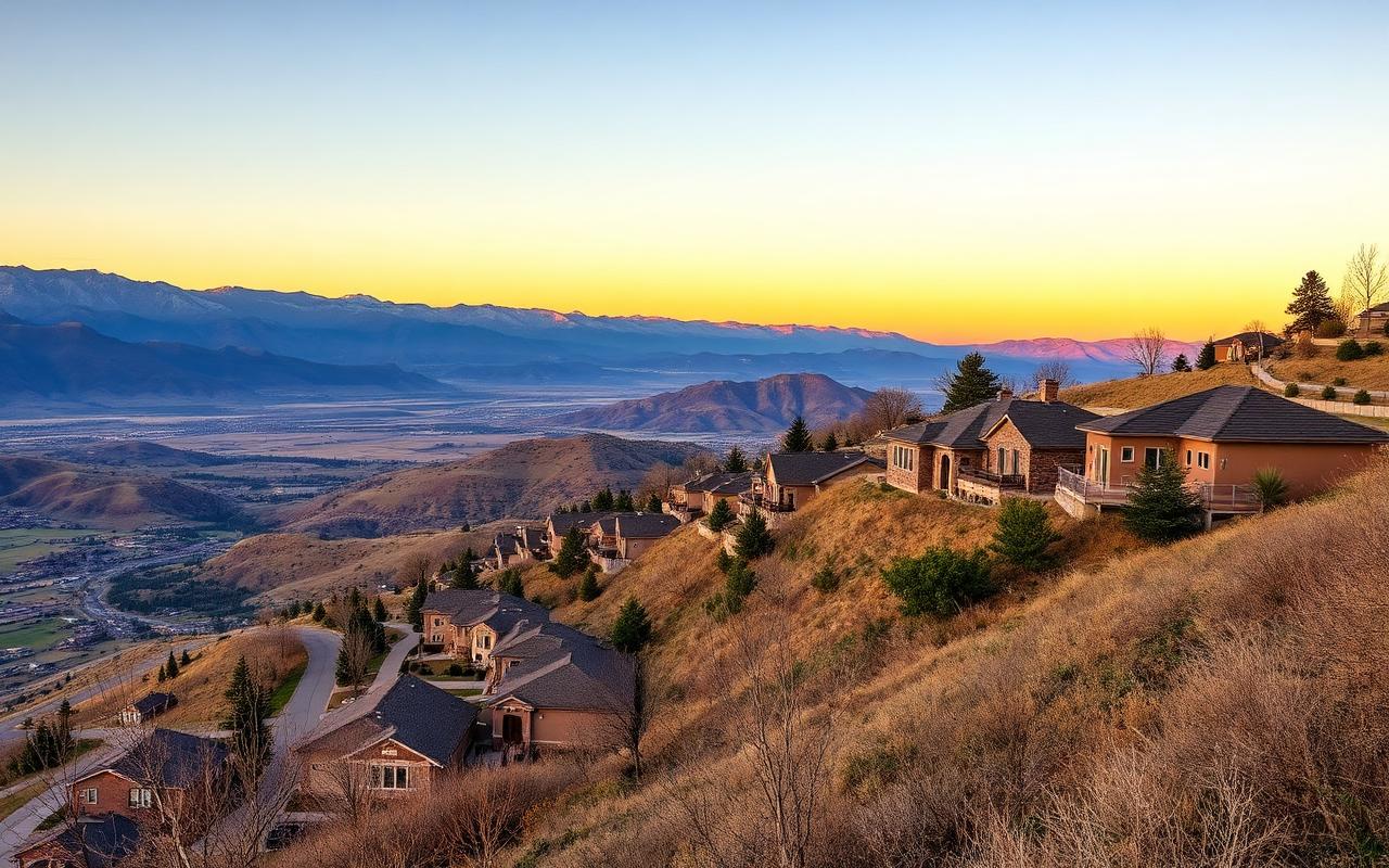 Cedar Hills, Utah residential scenery