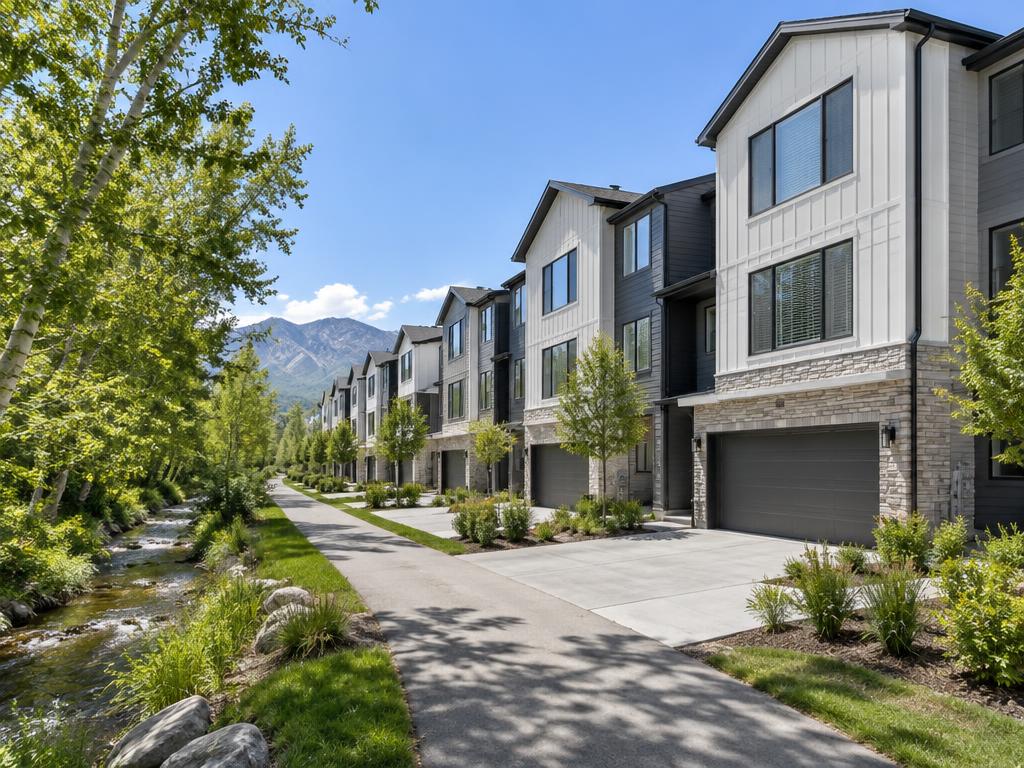 Opus Green neighborhood in Millcreek