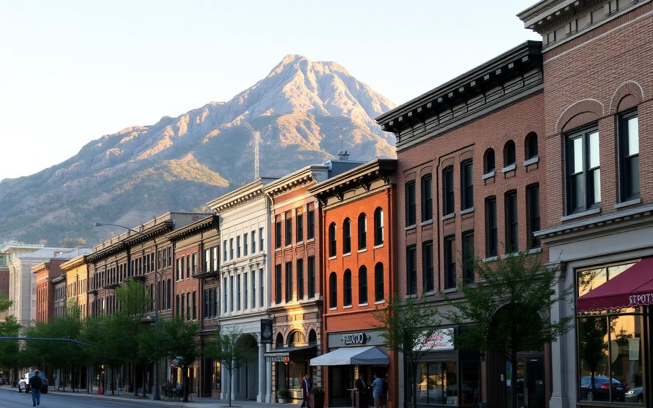 Provo, Utah residential scenery