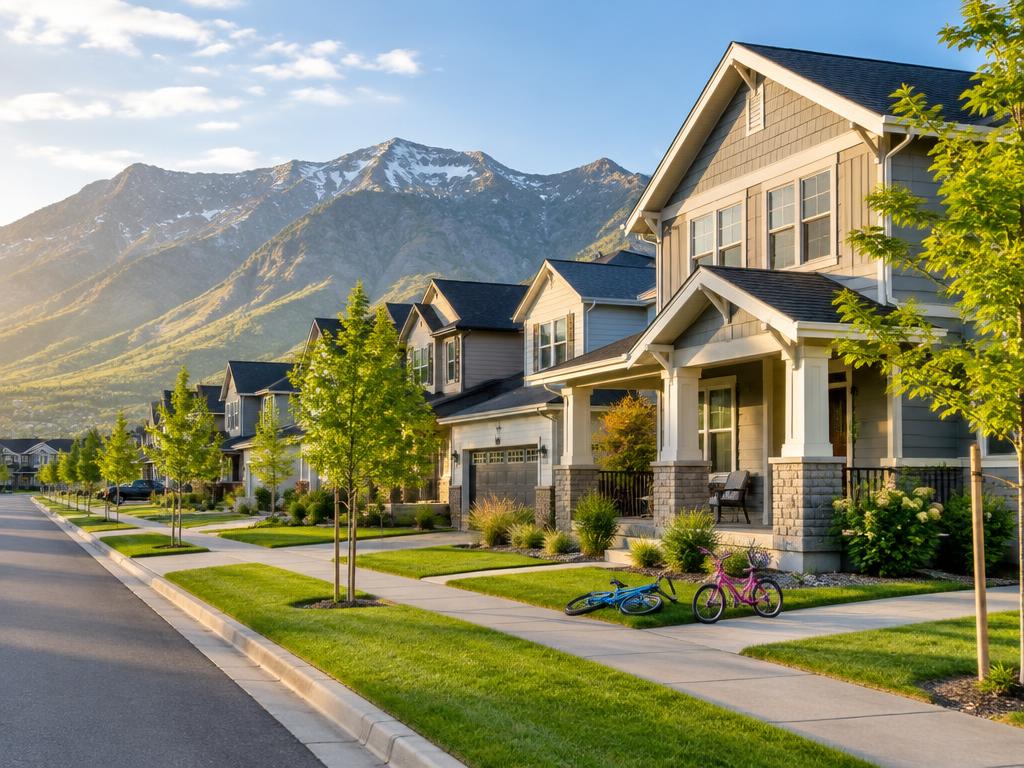 Legacy Farms neighborhood in Spanish Fork